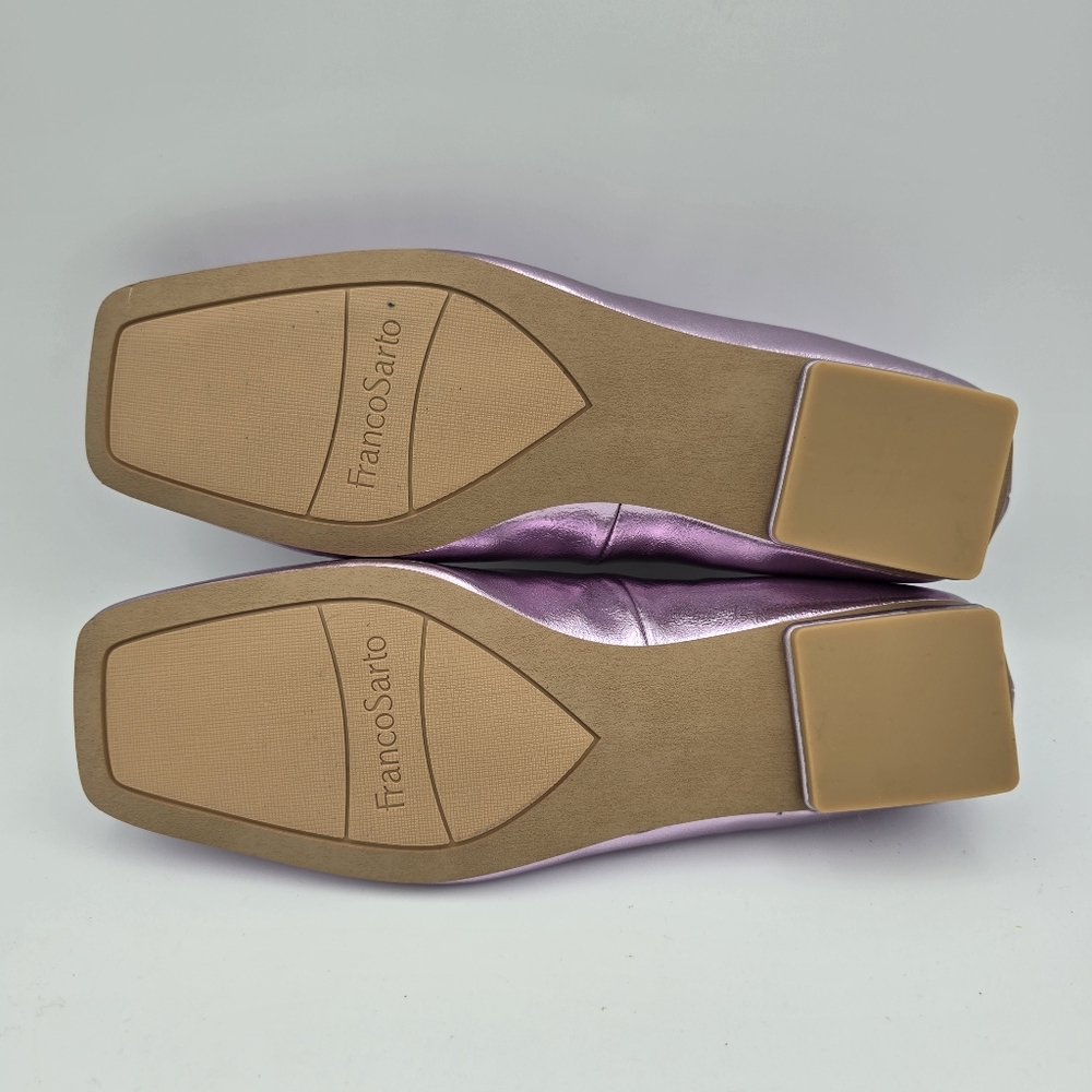 NWOT Franco Sarto Tiari Flats, Light Pink Metallic, Women's 6.5 - Picture 14 of 16